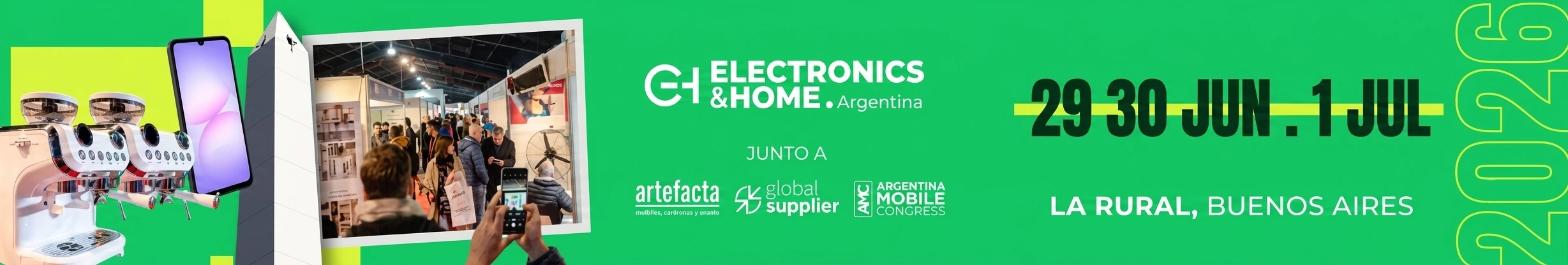 Banner Horizontal Expo Electronics & Home 2026